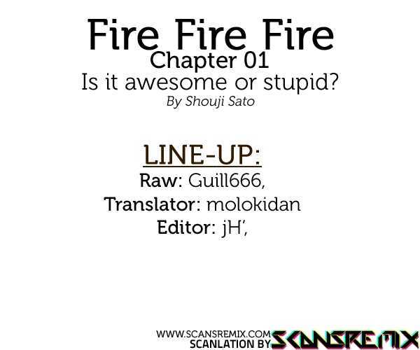 Fire Fire Fire Chapter 1.1 #1