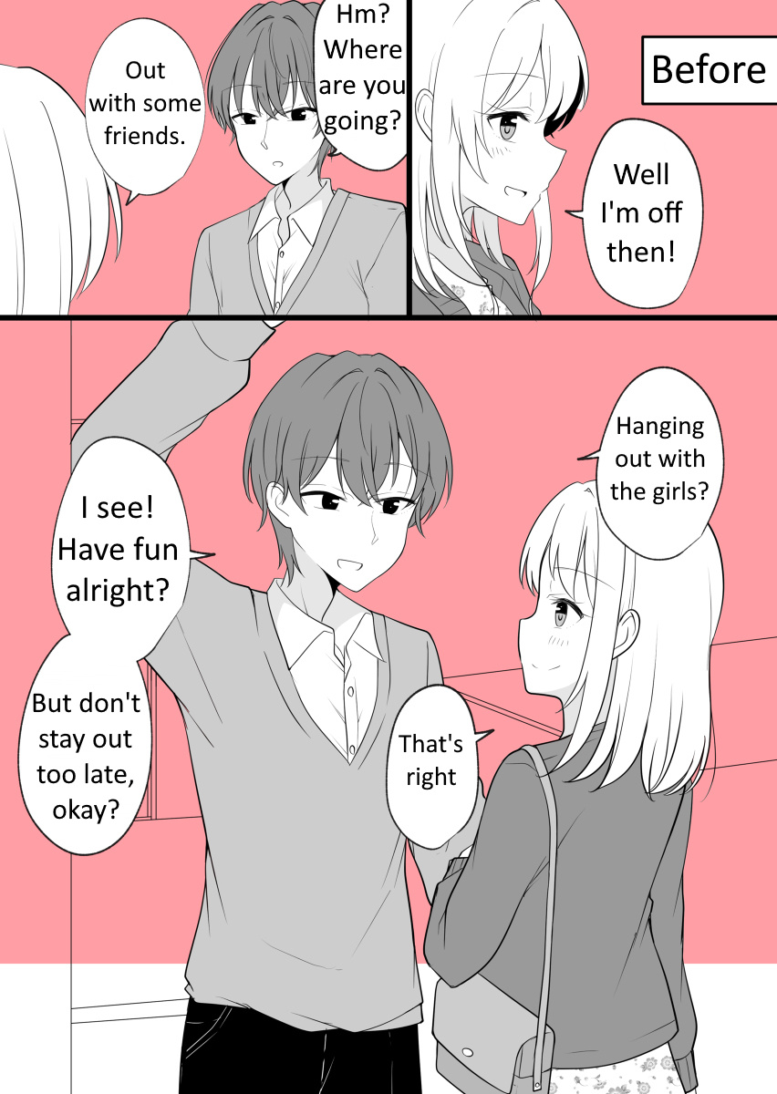 Daily Life Of A Couple In Which The Boyfriend Became A Girl One Day Chapter 19 #1