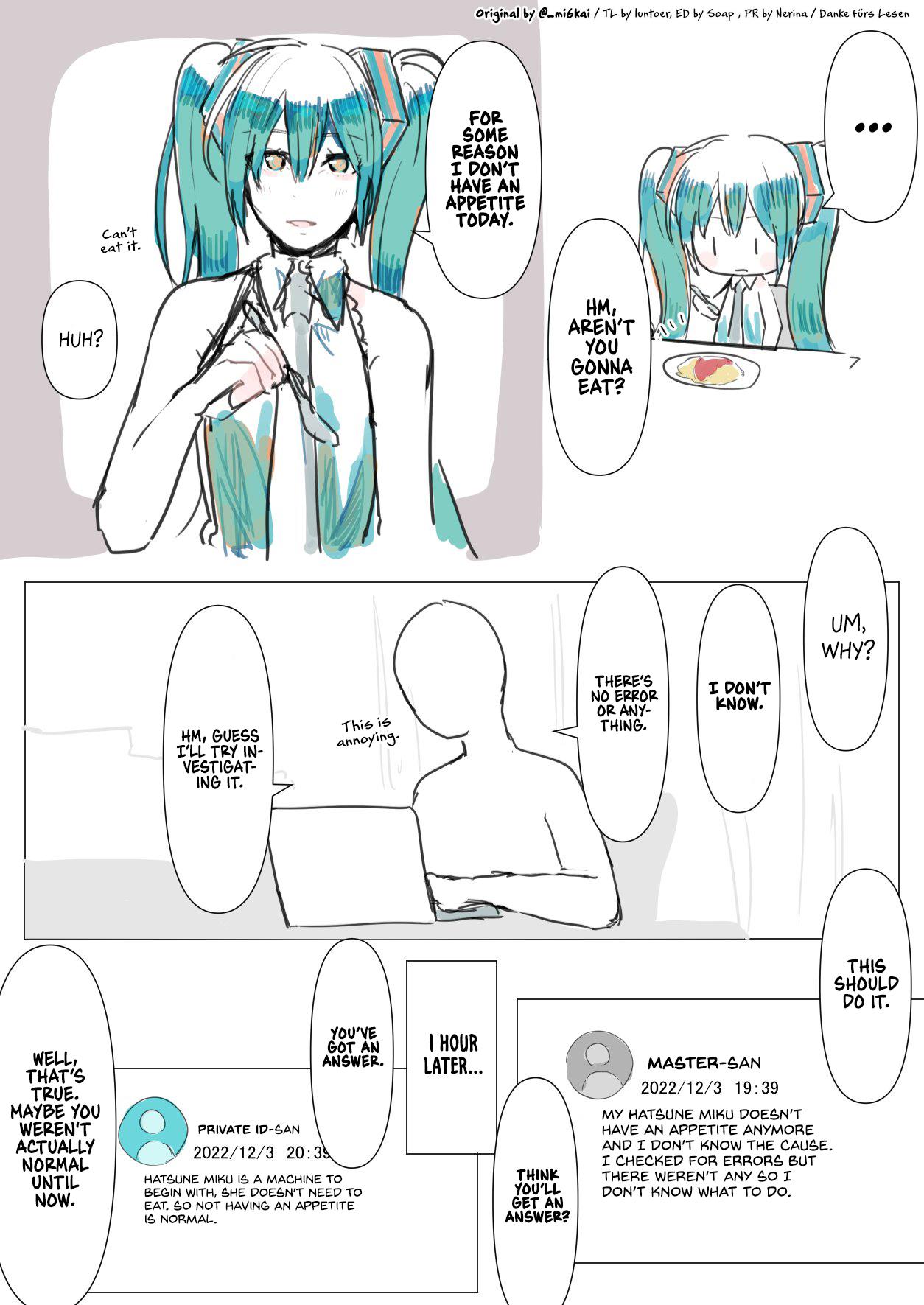 The Daily Life Of Master & Hatsune Miku Chapter 30 #1