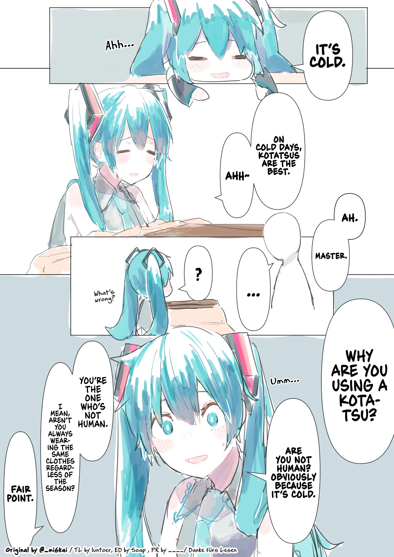 The Daily Life Of Master & Hatsune Miku Chapter 7 #1
