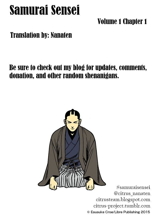 Samurai Sensei Chapter 1 #13