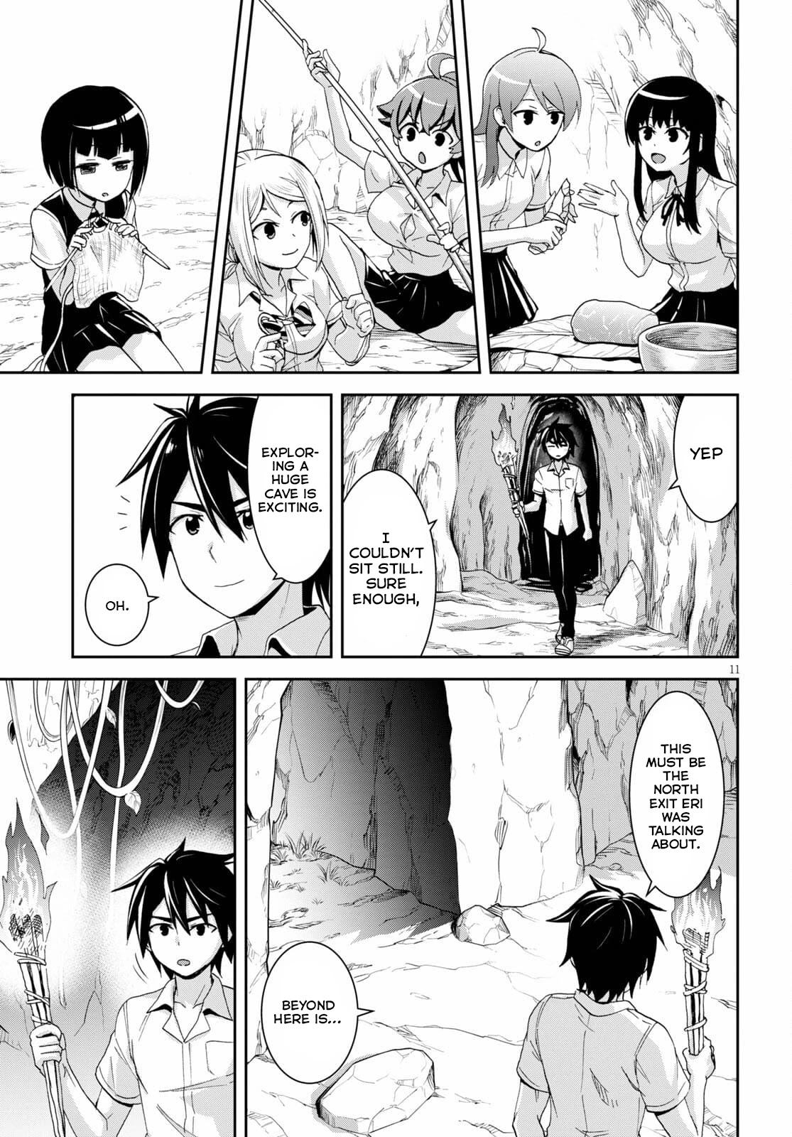 Isekai Yurutto Survival Seikatsu: Gakkou No Minna To Isekai No Mujintou Ni Tenishitakedo Ore Dake Rakushou Desu Chapter 11 #12