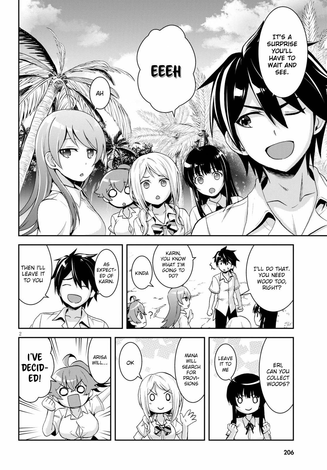 Isekai Yurutto Survival Seikatsu: Gakkou No Minna To Isekai No Mujintou Ni Tenishitakedo Ore Dake Rakushou Desu Chapter 4 #3