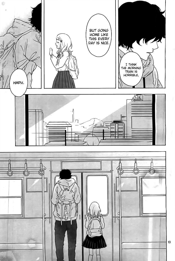 Mannin Densha To Watashi To Kare Chapter 0 #14