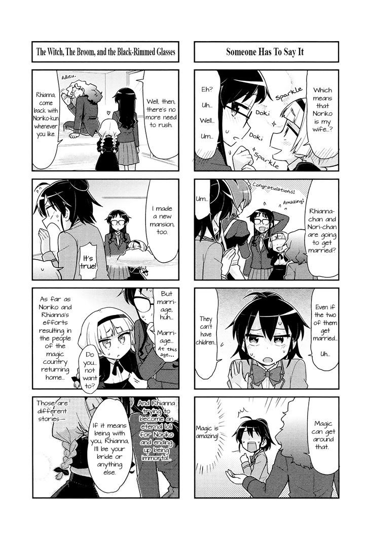 Majo To Houki To Kurobuchi Megane Chapter 44 #8