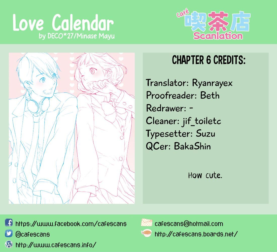 Love Calendar Chapter 6 #1