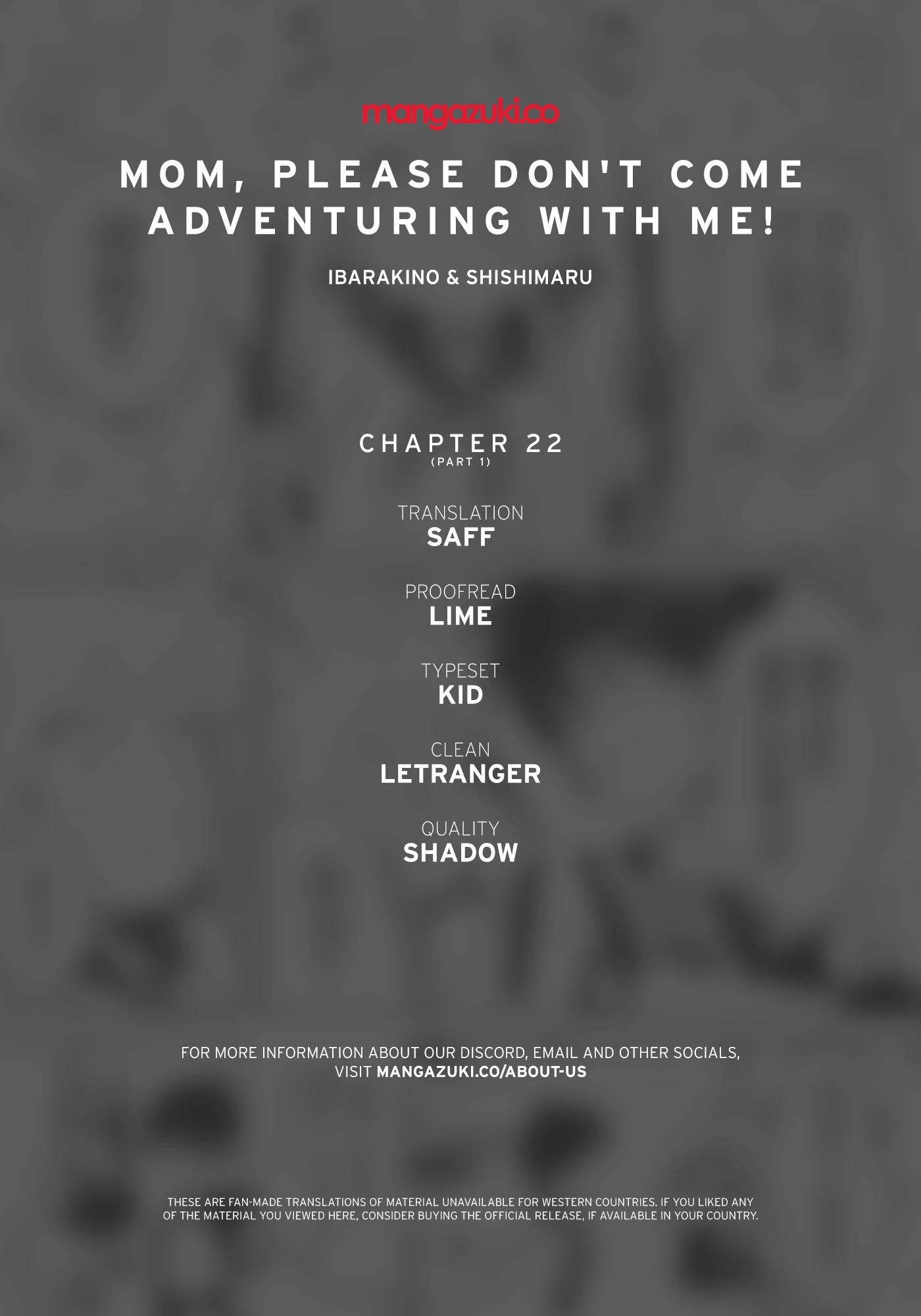 Mom, Please Don't Come Adventuring With Me! ~The Boy Who Was Raised By The Ultimate Overprotective Dragon, Becomes An Adventurer With His Mother~ Chapter 22.1 #1