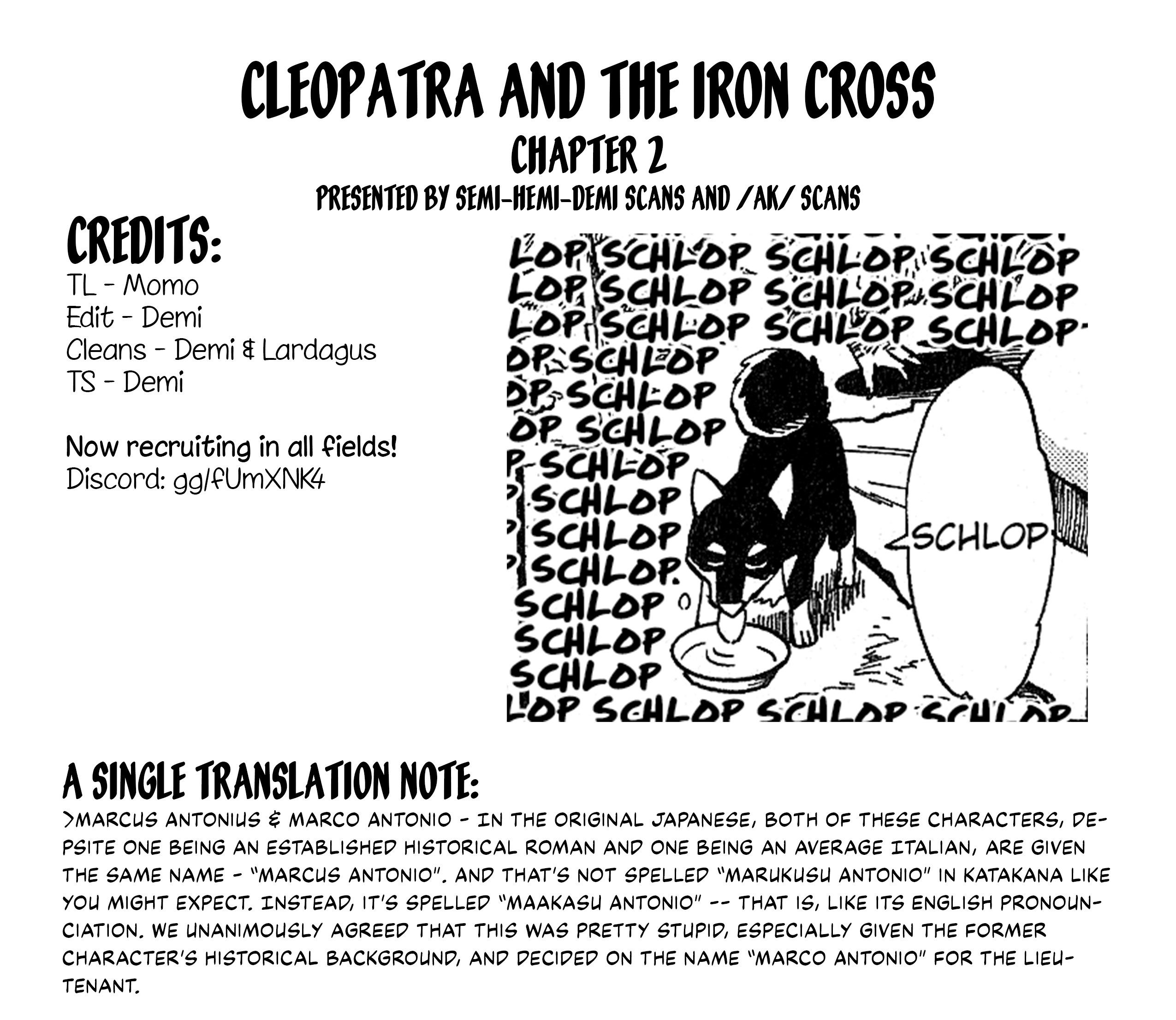 Cleopatra And The Iron Cross Chapter 2 #28
