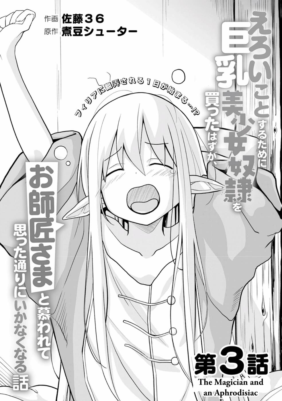 Eroi Koto Suru Tame Ni Kyonyuu Bishoujo Dorei O Katta Hazu Ga, Oshishou-Sama To Shitawa Rete Omotta Toori Ni Ikanaku Naru Hanashi Chapter 3 #4