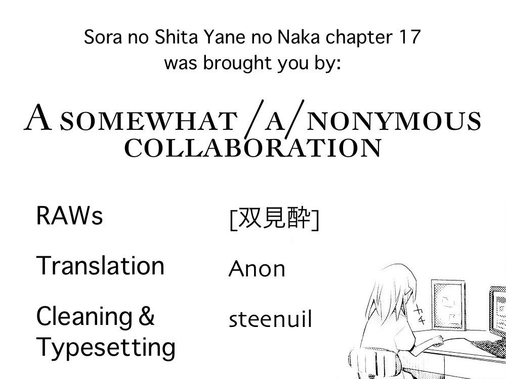 Sora No Shita Yane No Naka Chapter 17 #9