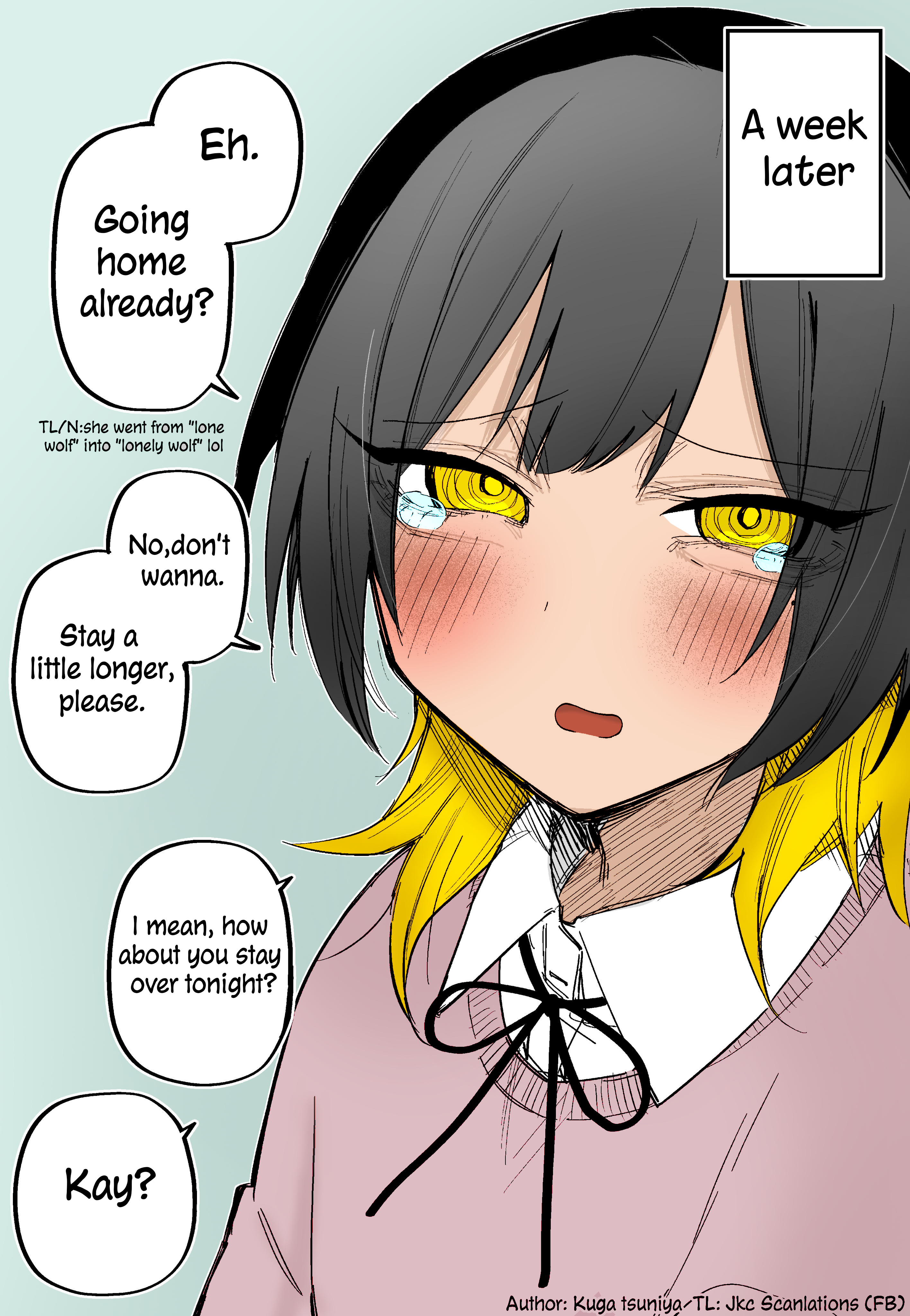 I Confessed To A Lone Wolf Girl (Fan Colored) Chapter 1 #2