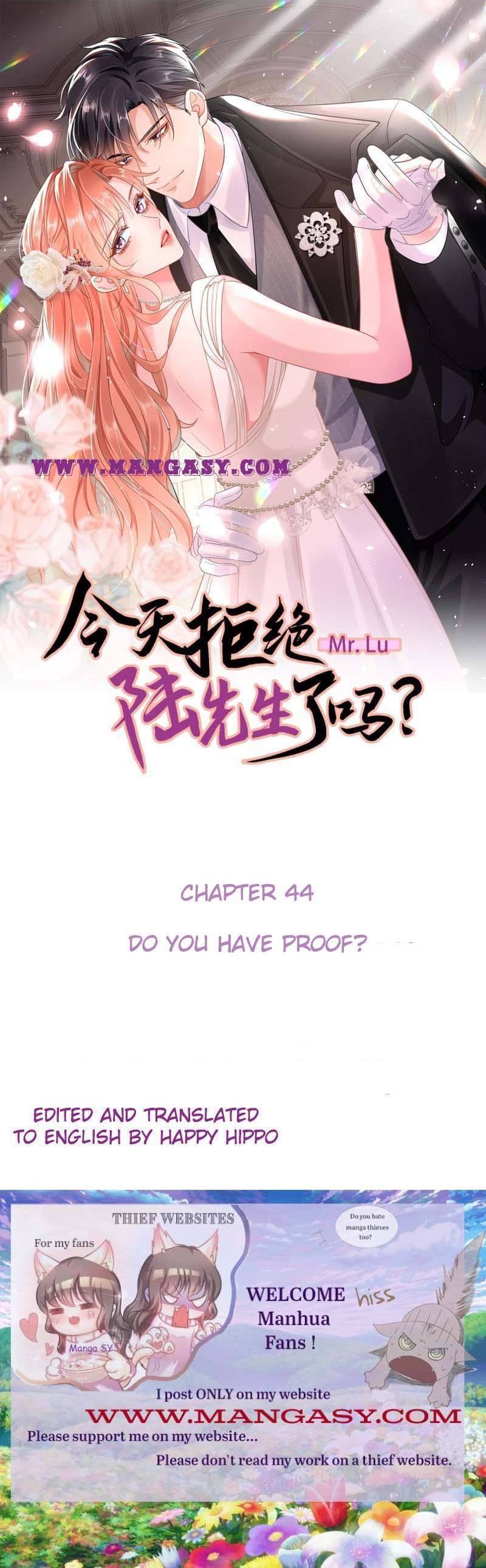 Did You Reject Mr.lu Today? Chapter 44 #1