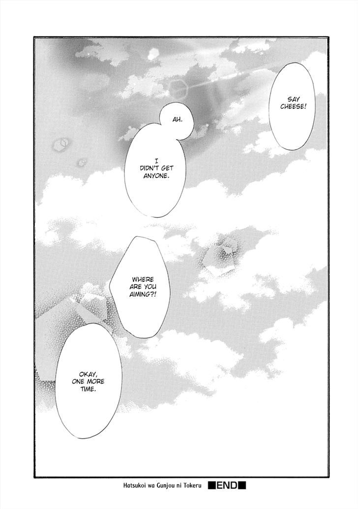 Hatsukoi Wa Gunjou Ni Tokeru Chapter 5 #42