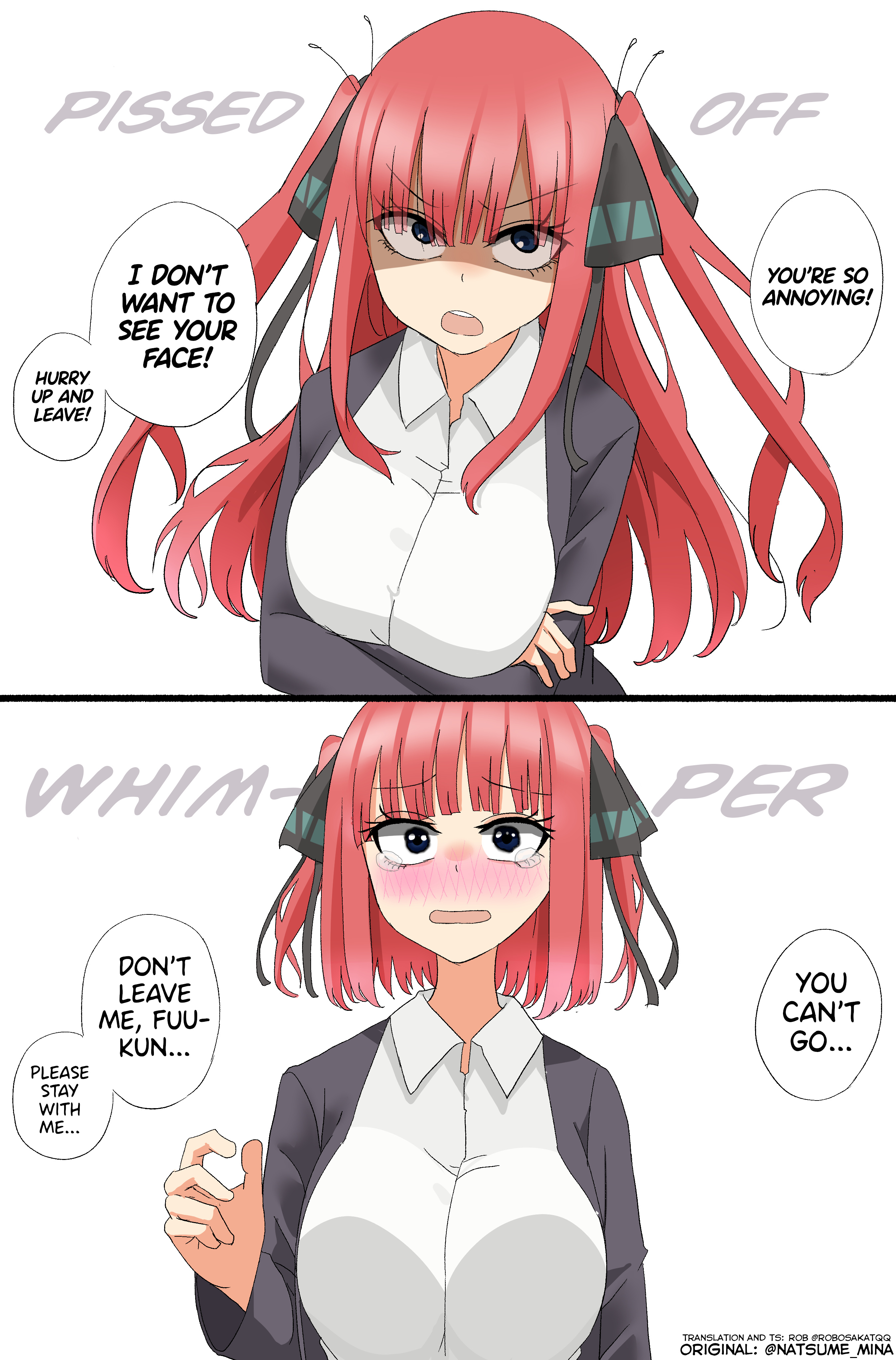 5Toubun No Hanayome - Current And Previous Nino Comparison (Doujinshi) Chapter 1 #1