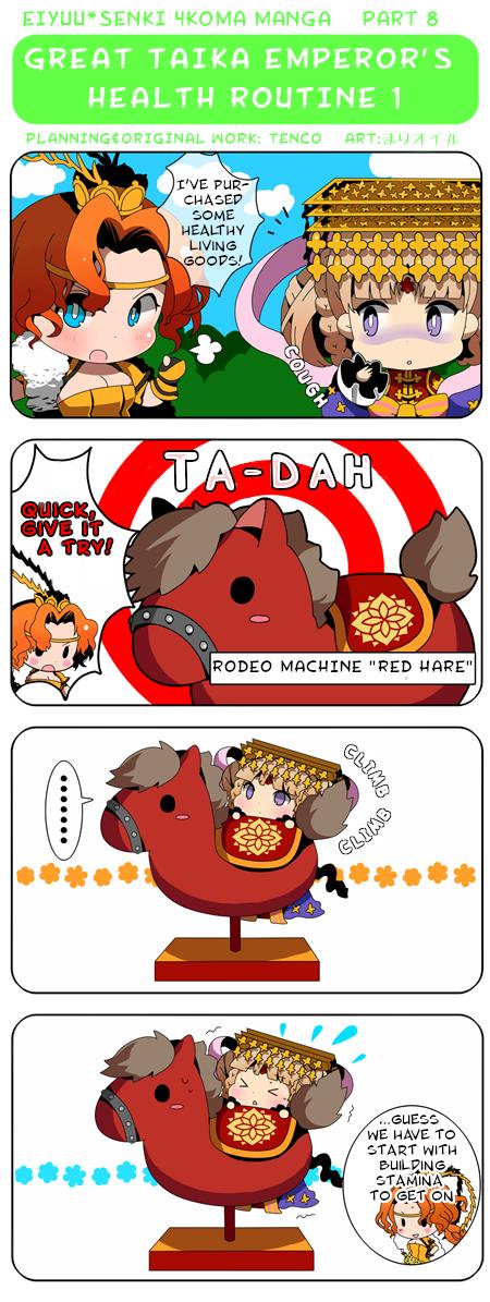 Eiyuu*senki 4Koma Manga Chapter 8 #1