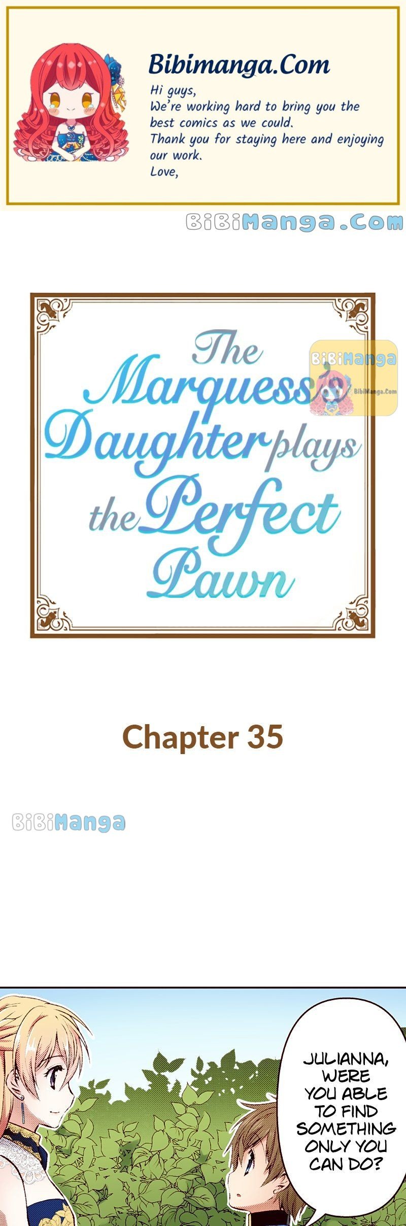 The Marquess’S Daughter Plays The Perfect Pawn Chapter 35 #1