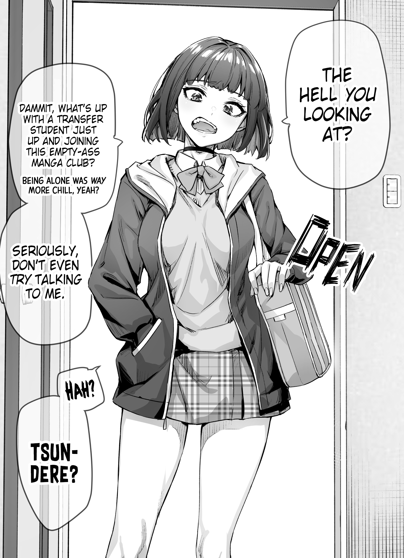 The Tsuntsuntsuntsuntsuntsun Tsuntsuntsuntsuntsundere Girl Getting Less And Less Tsun Day By Day Chapter 1 #1