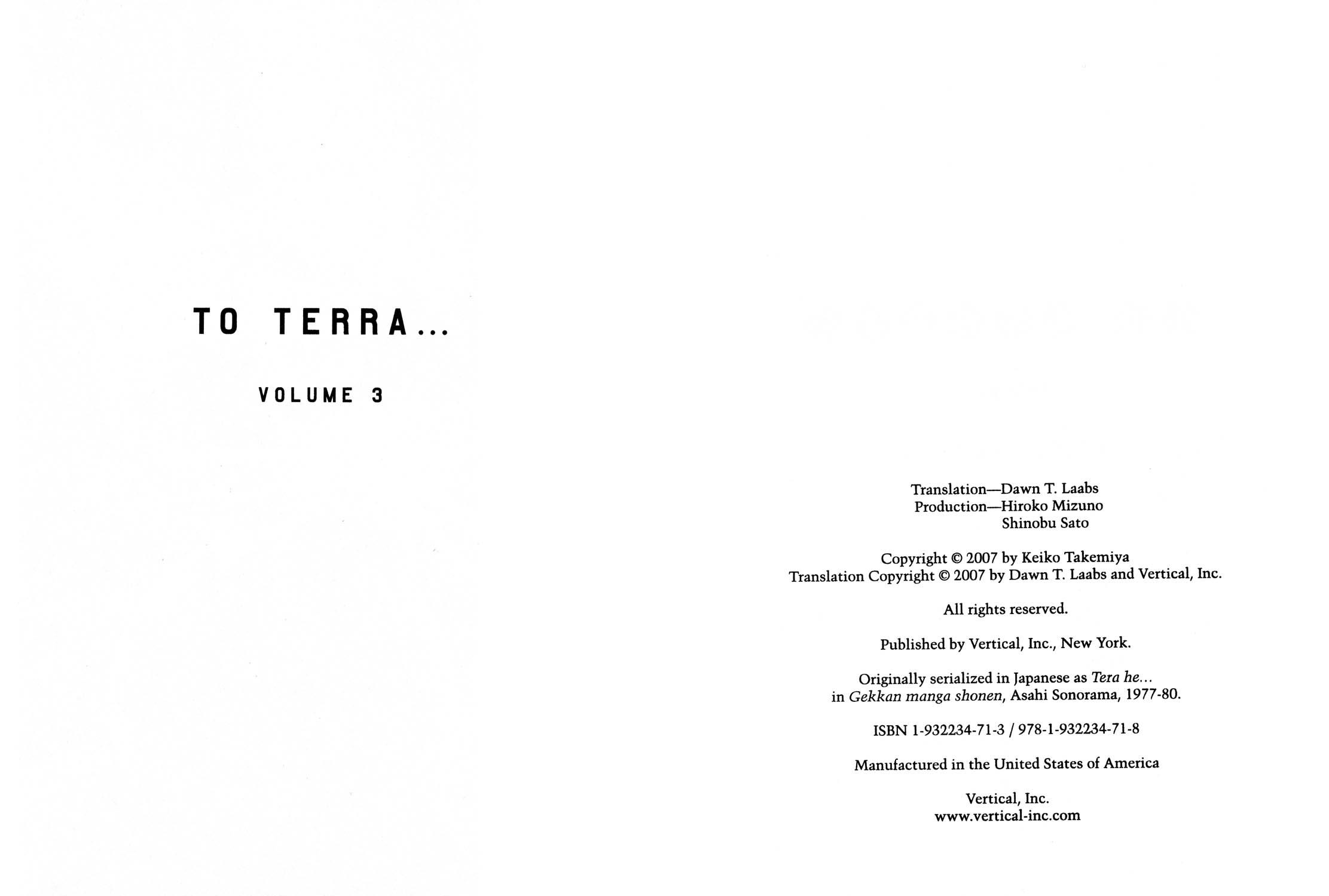 To Terra... Chapter 1.5 #3