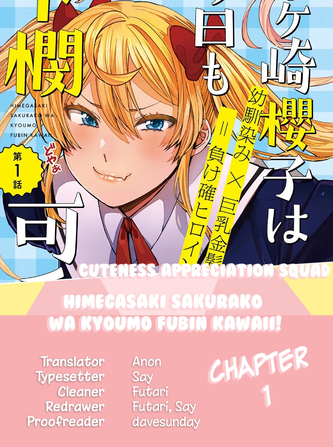 Himegasaki Sakurako Wa Kyoumo Fubin Kawaii! Chapter 1 #1