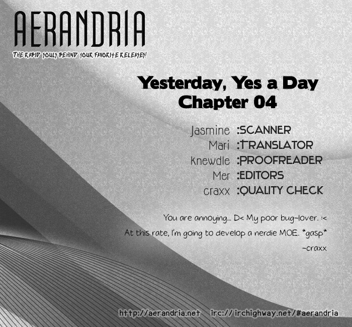 Yesterday, Yes A Day Chapter 4 #3
