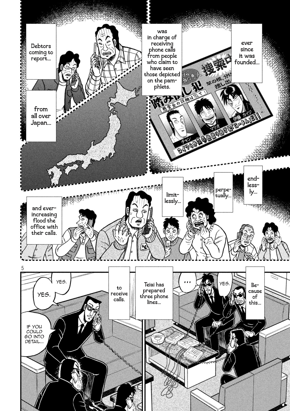 Tobaku Datenroku Kaiji - One Poker Hen Chapter 400 #5