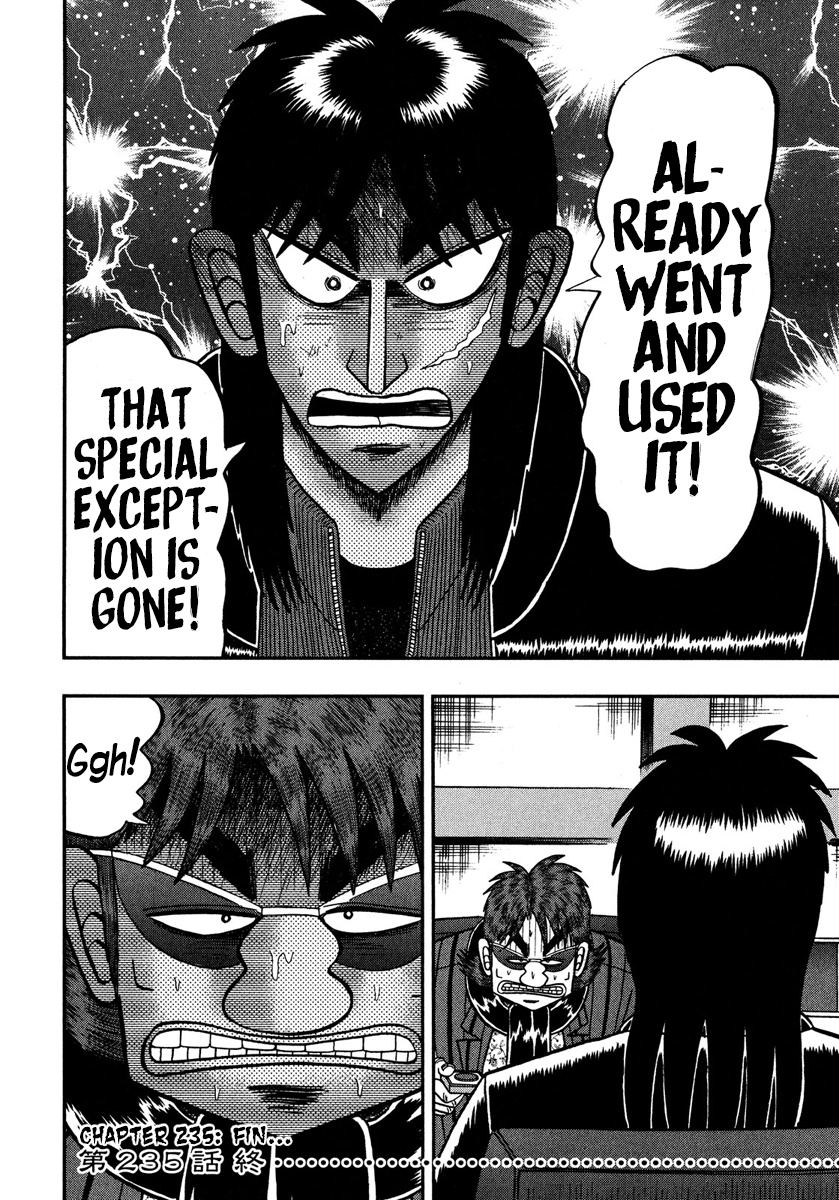 Tobaku Datenroku Kaiji - One Poker Hen Chapter 235 #19