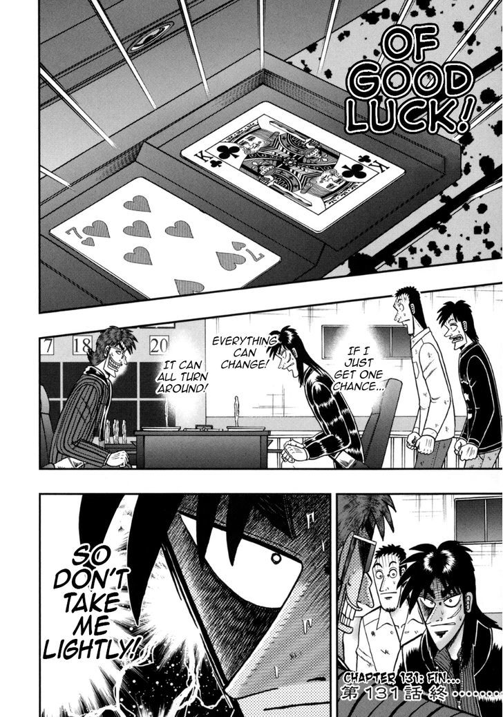 Tobaku Datenroku Kaiji - One Poker Hen Chapter 131 #18