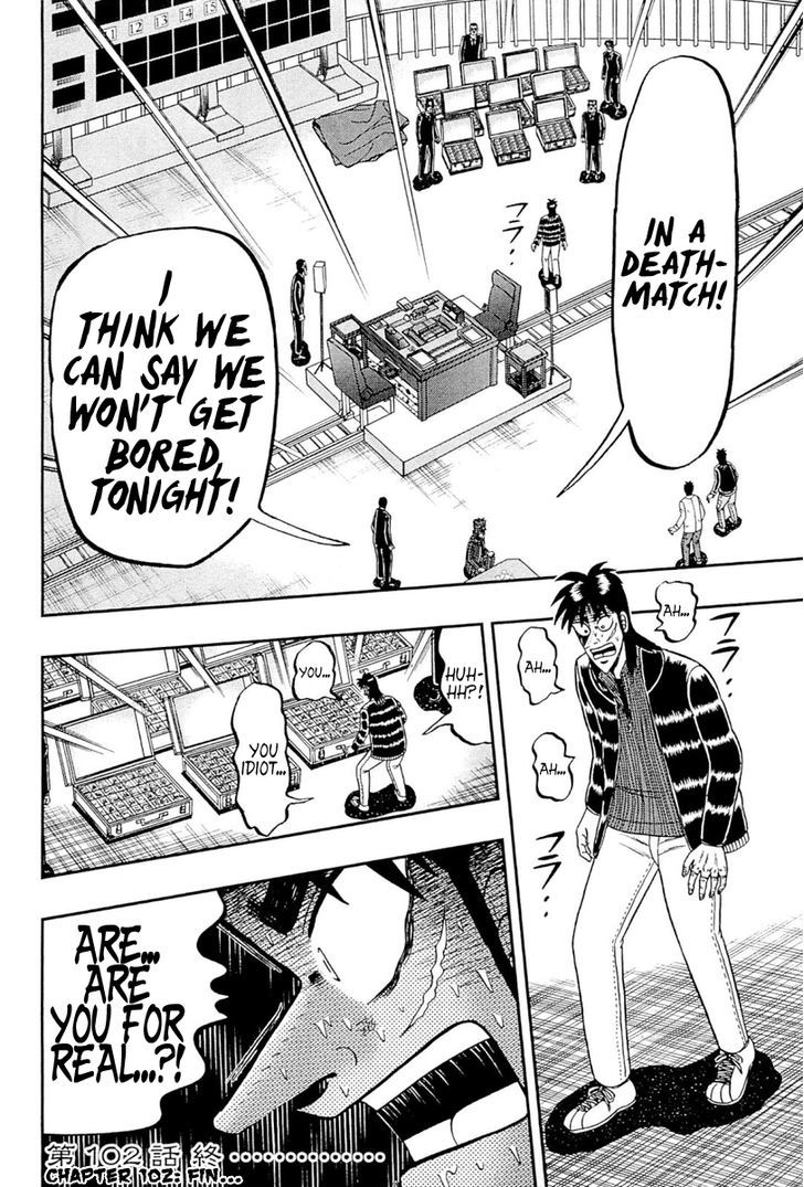 Tobaku Datenroku Kaiji - One Poker Hen Chapter 102 #17