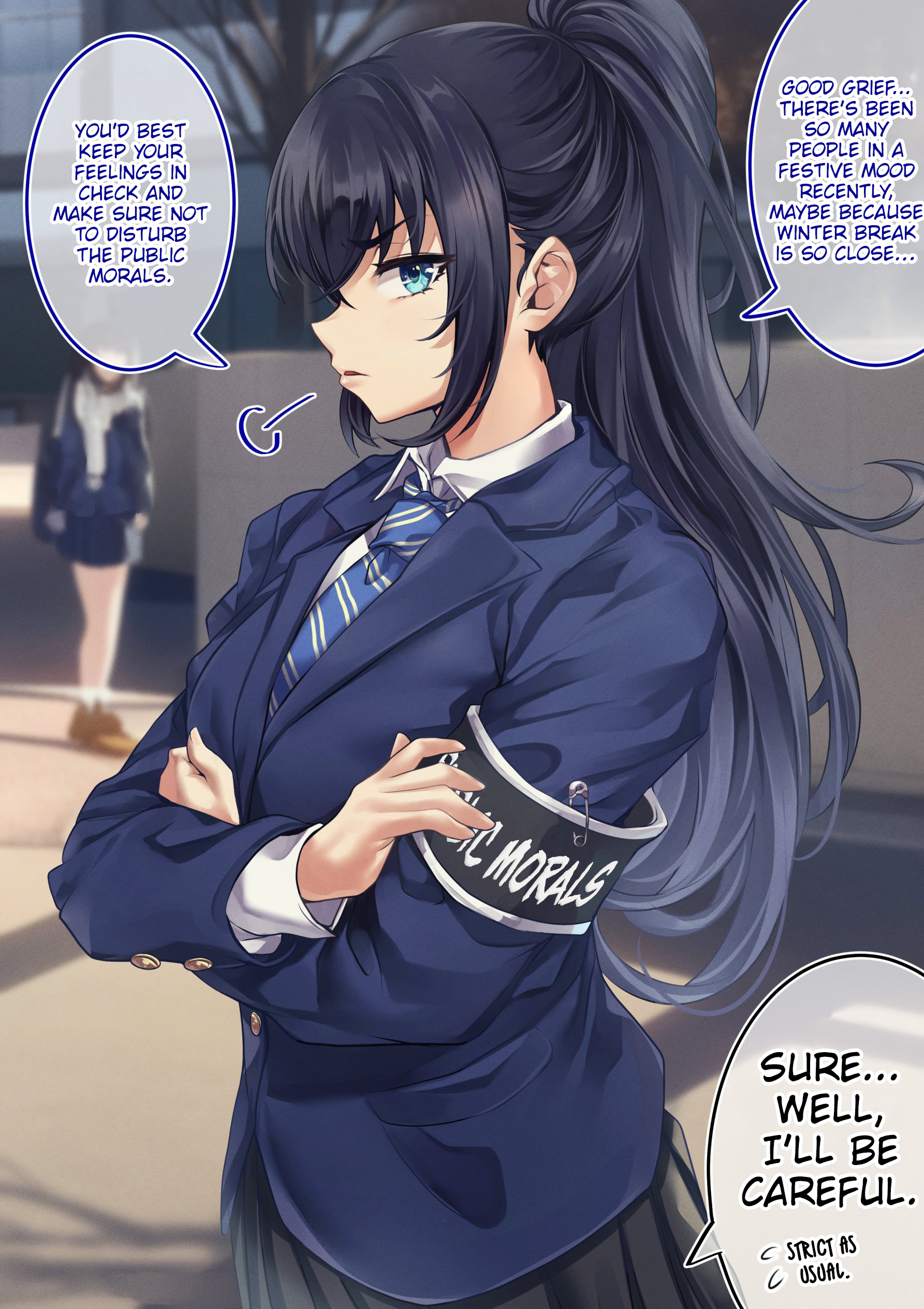 The Public Morals Head Who Becomes A Gyaru Only During Winter Vacation Chapter 2 #1