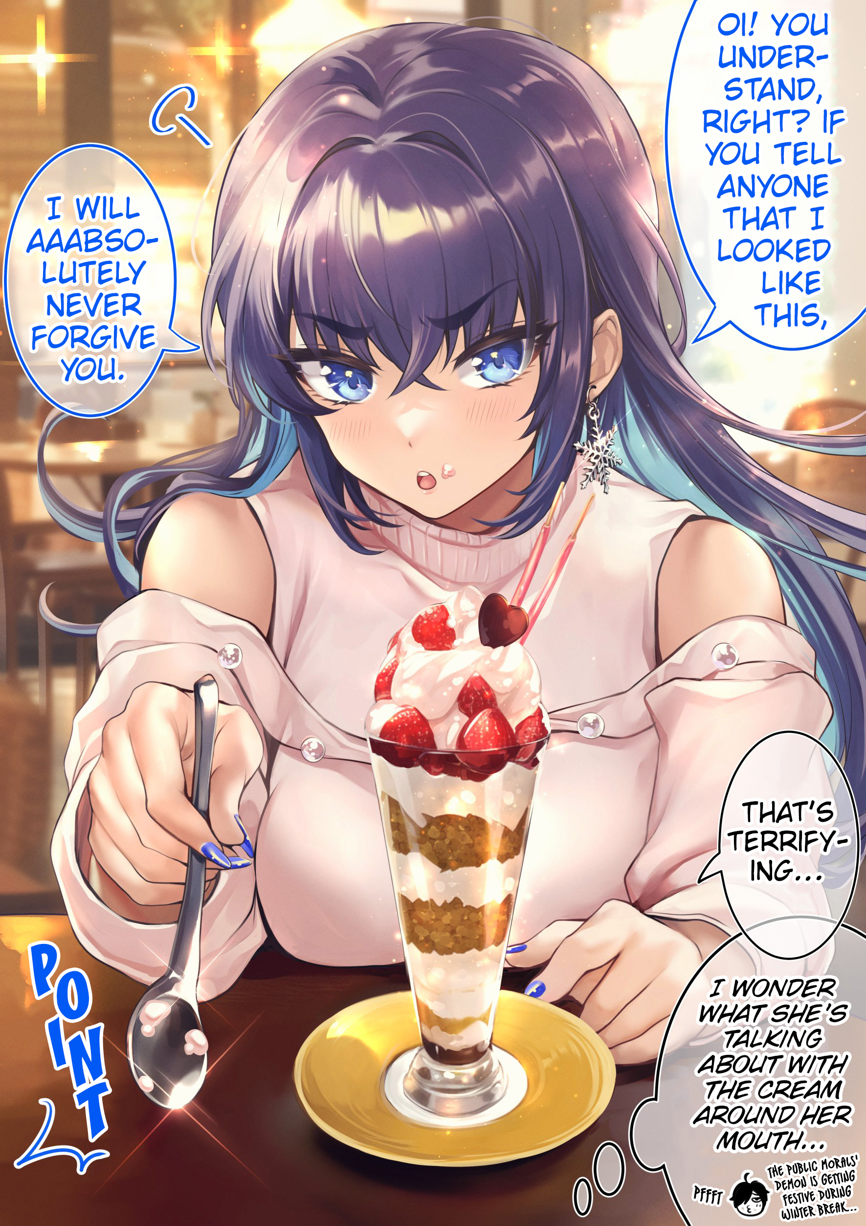 The Public Morals Head Who Becomes A Gyaru Only During Winter Vacation Chapter 2 #2