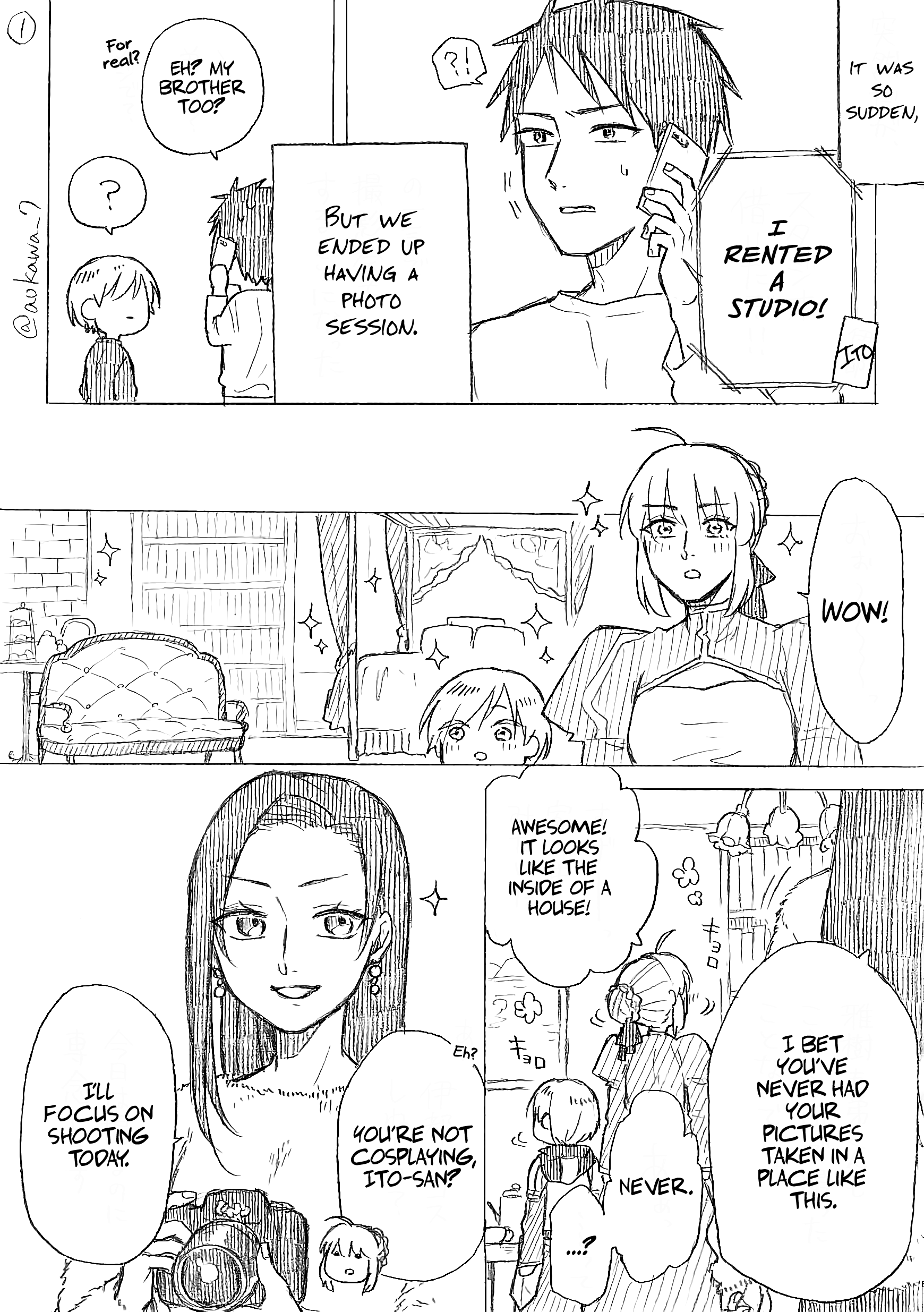 The Manga Where A Crossdressing Cosplayer Gets A Brother Chapter 7.2 #1