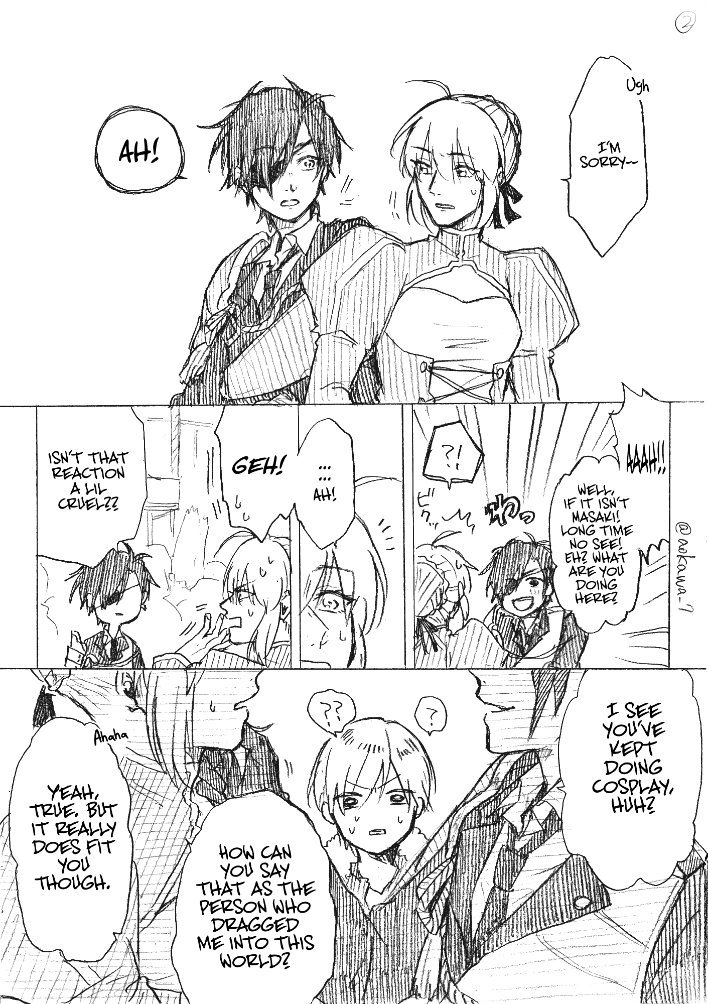 The Manga Where A Crossdressing Cosplayer Gets A Brother Chapter 2.1 #3