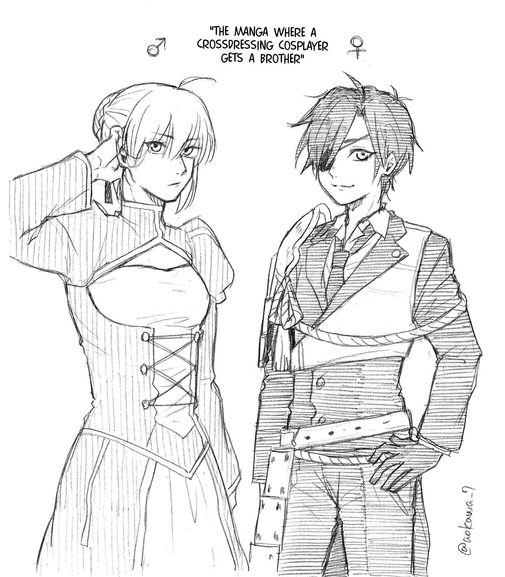 The Manga Where A Crossdressing Cosplayer Gets A Brother Chapter 2.1 #6