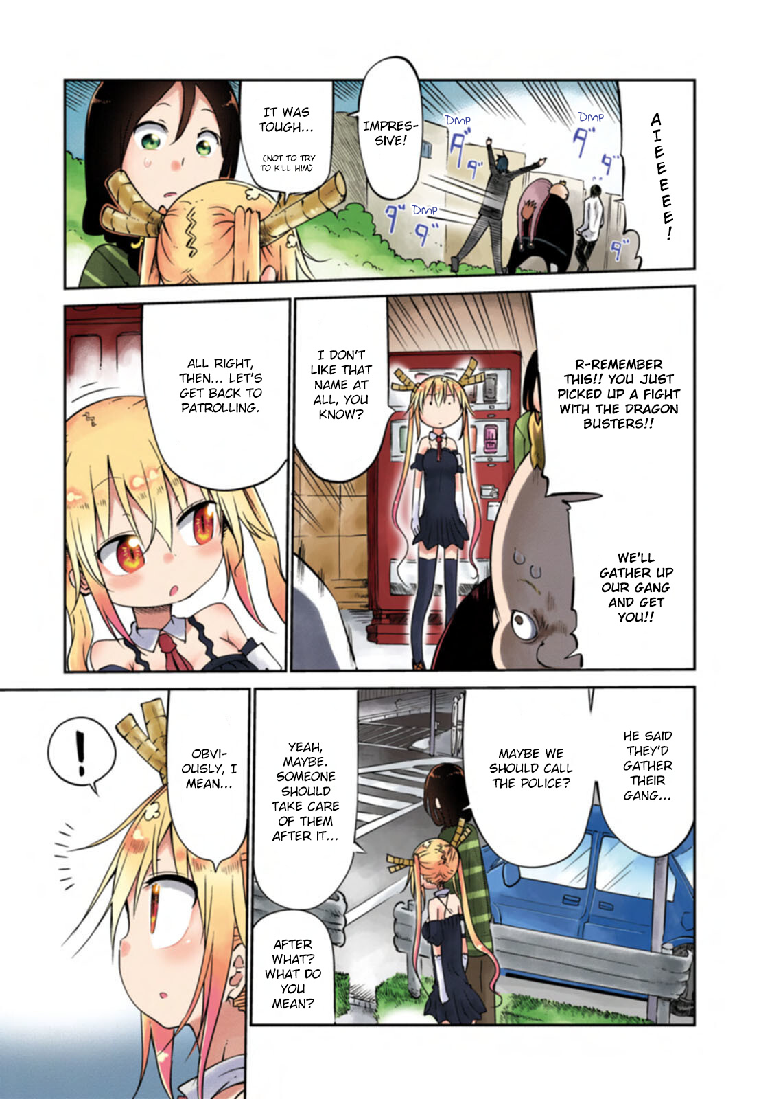 Kobayashi-San Chi No Maid Dragon Full Color Comic Chapter 4 #7