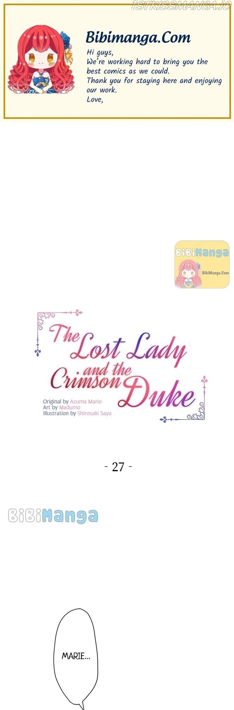 The Lost Lady And The Crimson Duke Chapter 27 #1
