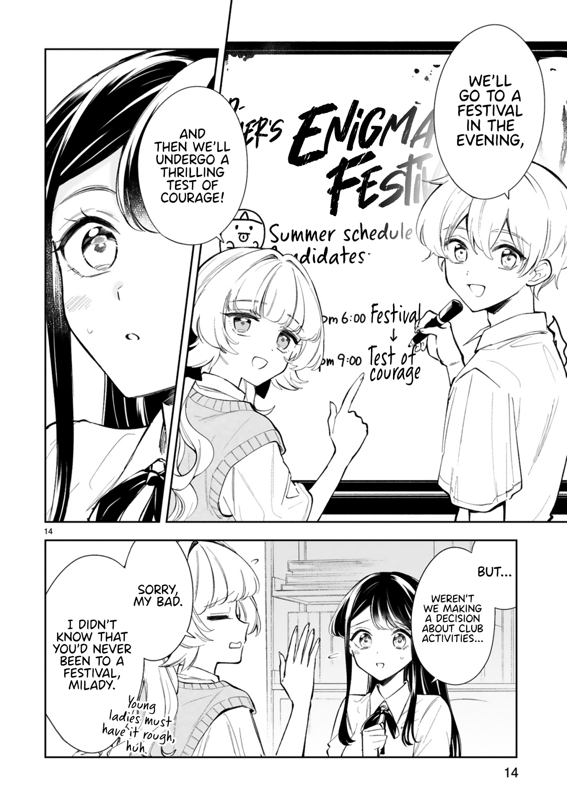 Ichijou-San Wa Kao Ni Deyasui Chapter 14 #16