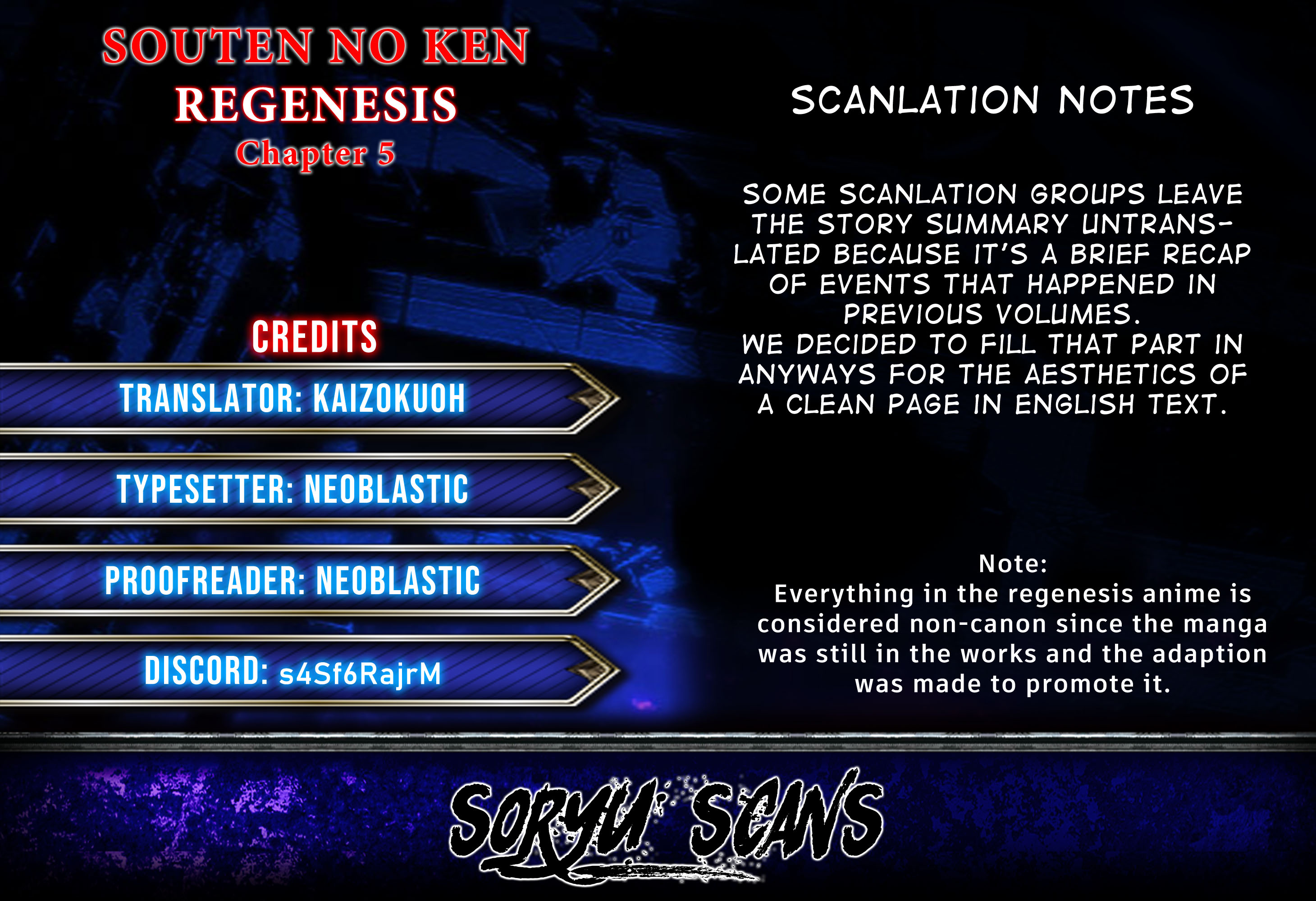 Souten No Ken Regenesis Chapter 5 #22