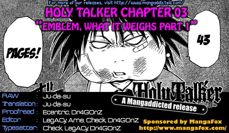 Holy Talker Chapter 3 #43