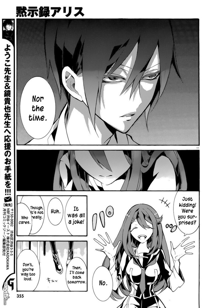 Mokushiroku Alice Chapter 8 #12