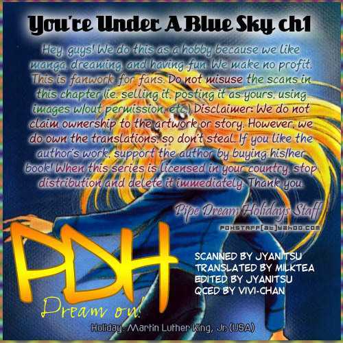 You're Under A Blue Sky Chapter 1 #1