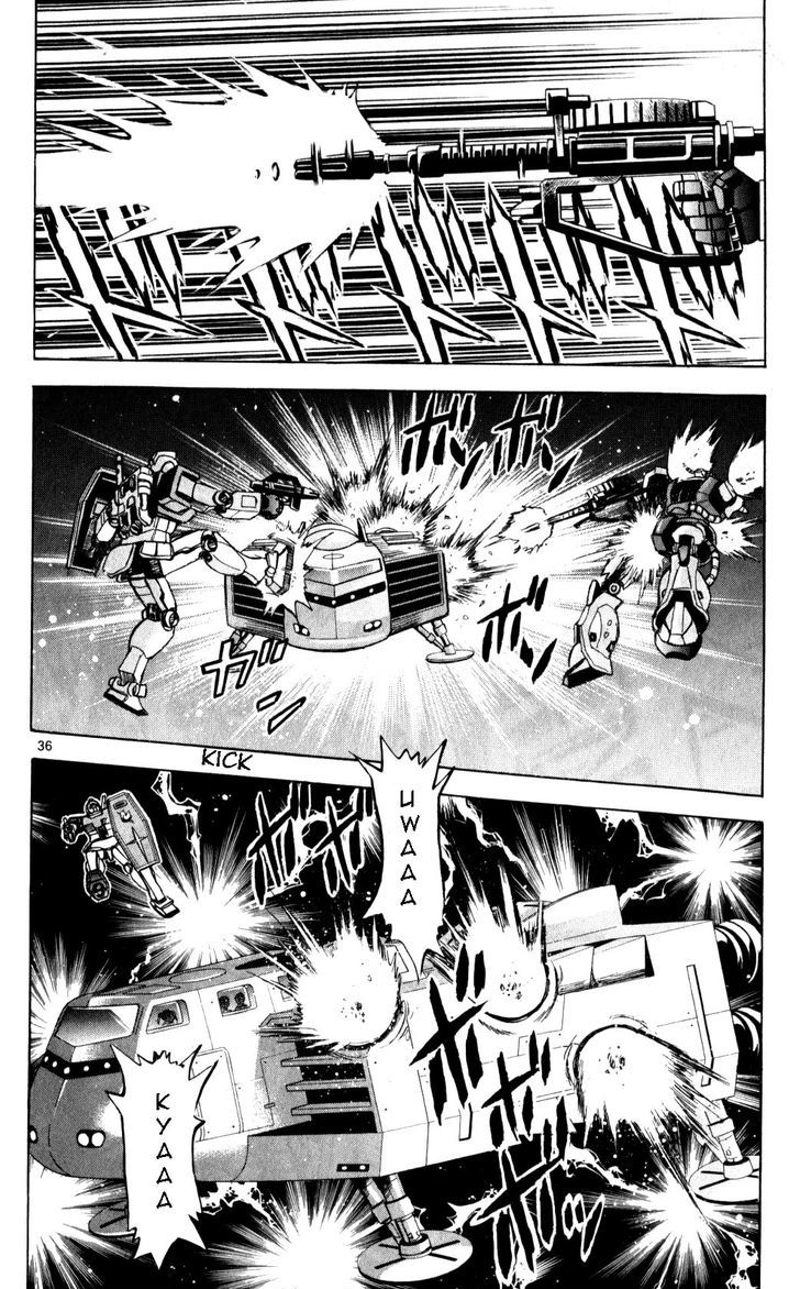 Kidou Sensei Gundam - Kokui No Kariudo Chapter 1 #38