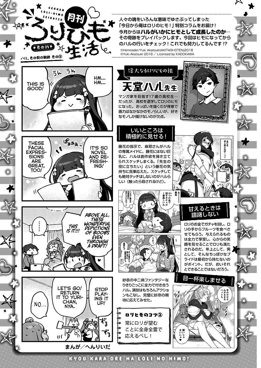 Kyou Kara Ore Wa Loli No Himo! Chapter 23 #21