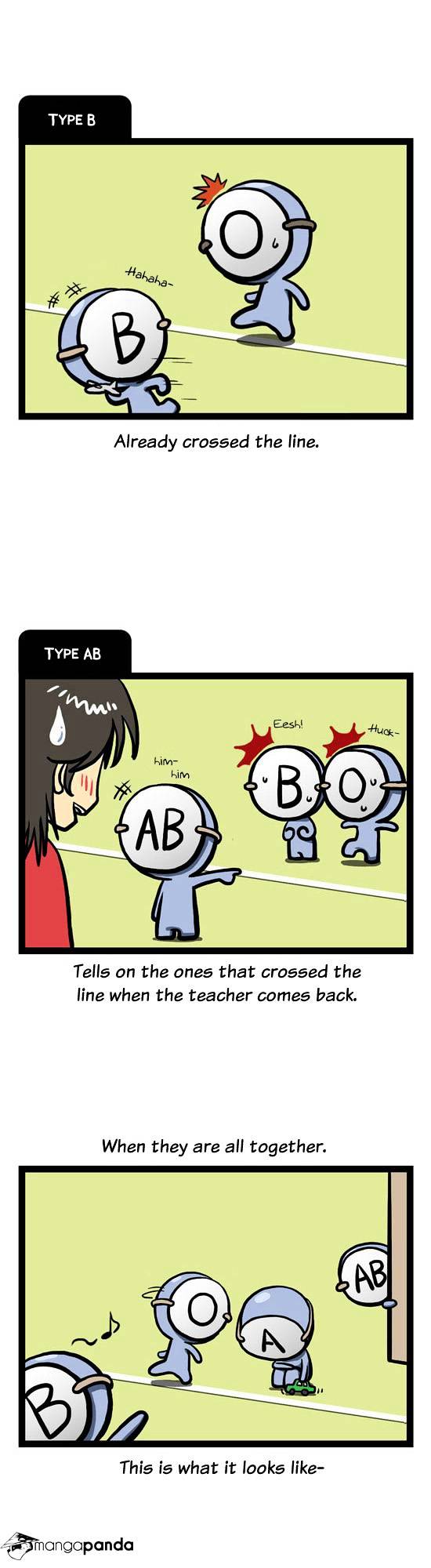 A Simple Thinking About Blood Type Chapter 3 #3