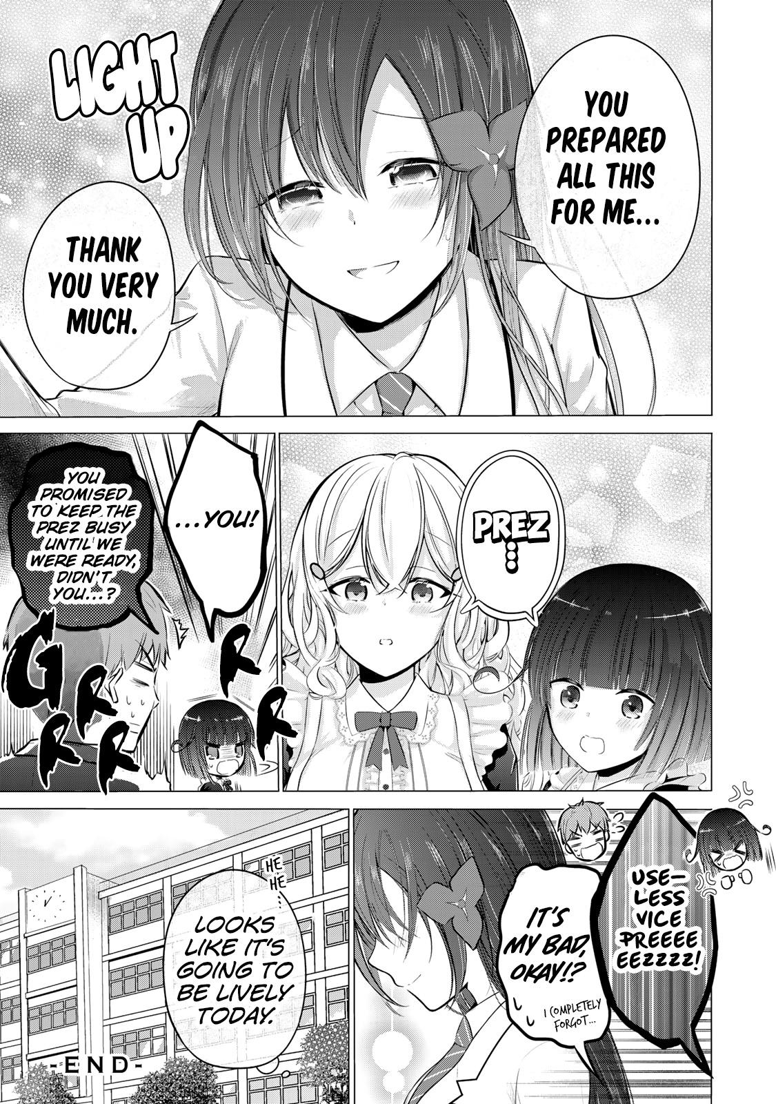 The Student Council President Solves Everything On The Bed Chapter 14.5 #5