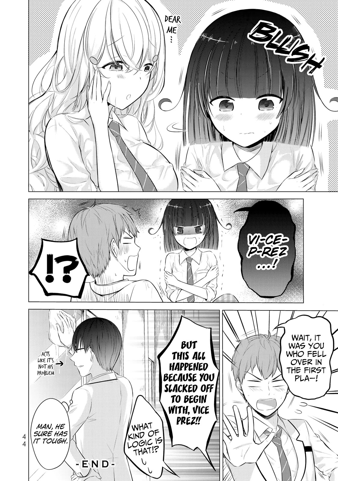 The Student Council President Solves Everything On The Bed Chapter 9.5 #5