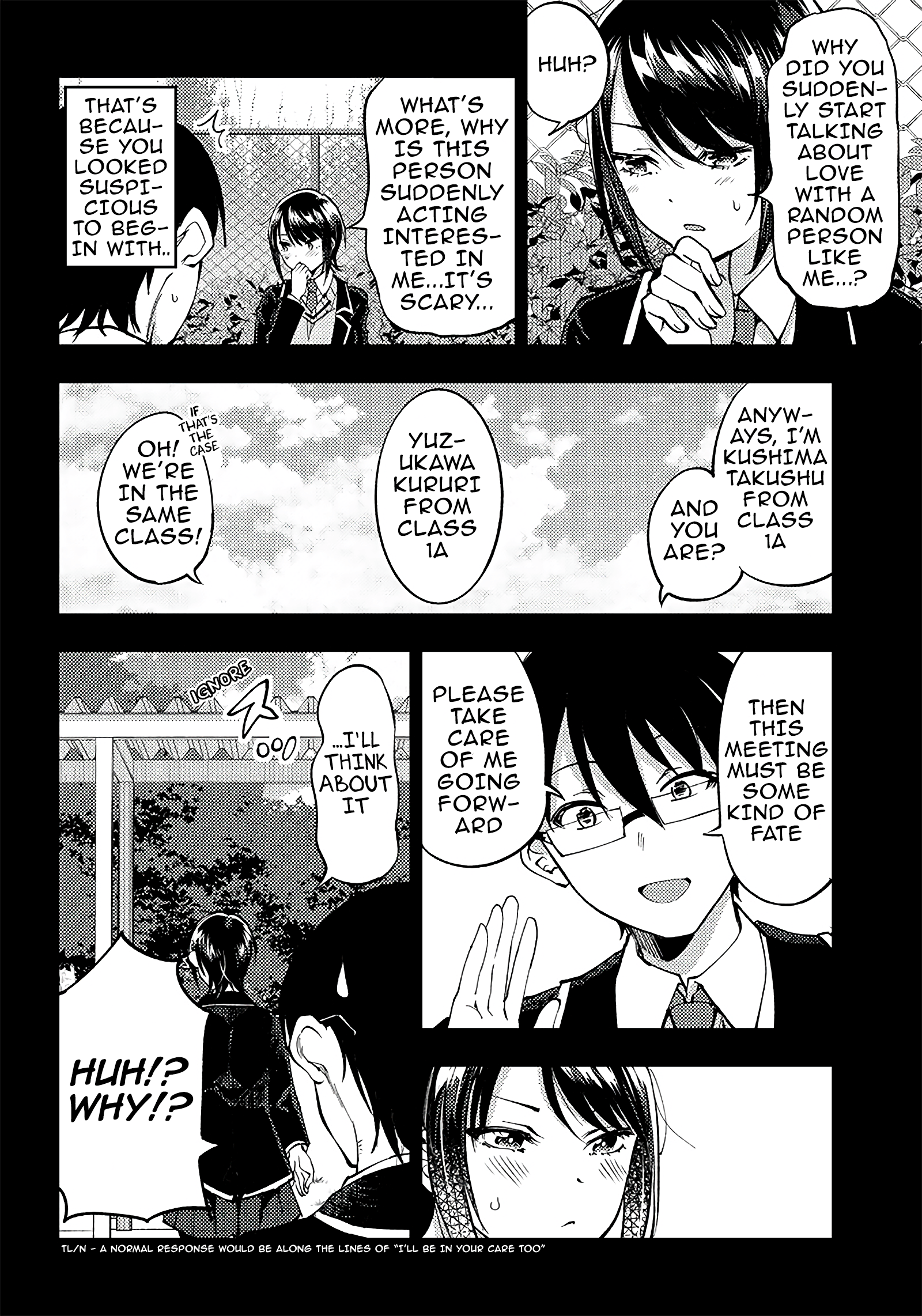 Yuzukawa-San Wa, Sasshite Hoshii. Chapter 36 #9