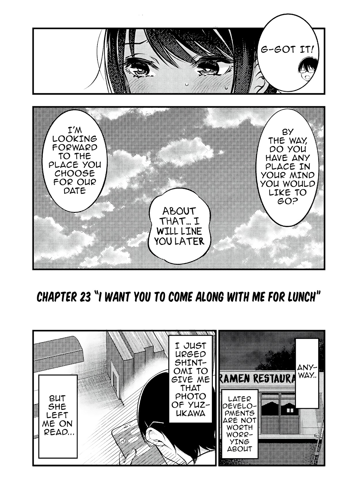 Yuzukawa-San Wa, Sasshite Hoshii. Chapter 23 #17