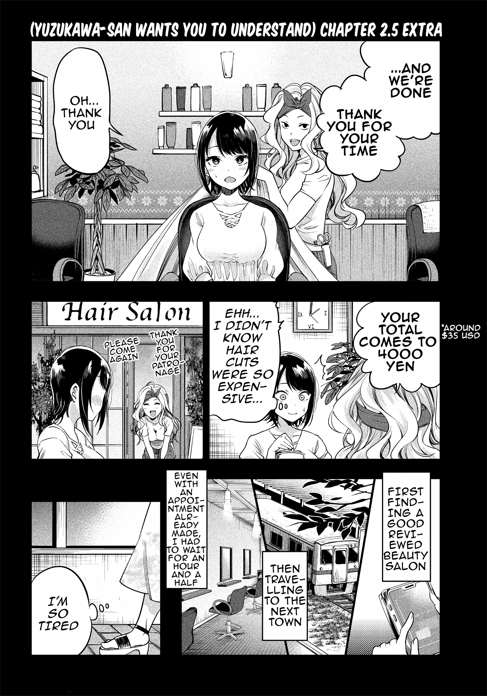 Yuzukawa-San Wa, Sasshite Hoshii. Chapter 2.5 #1