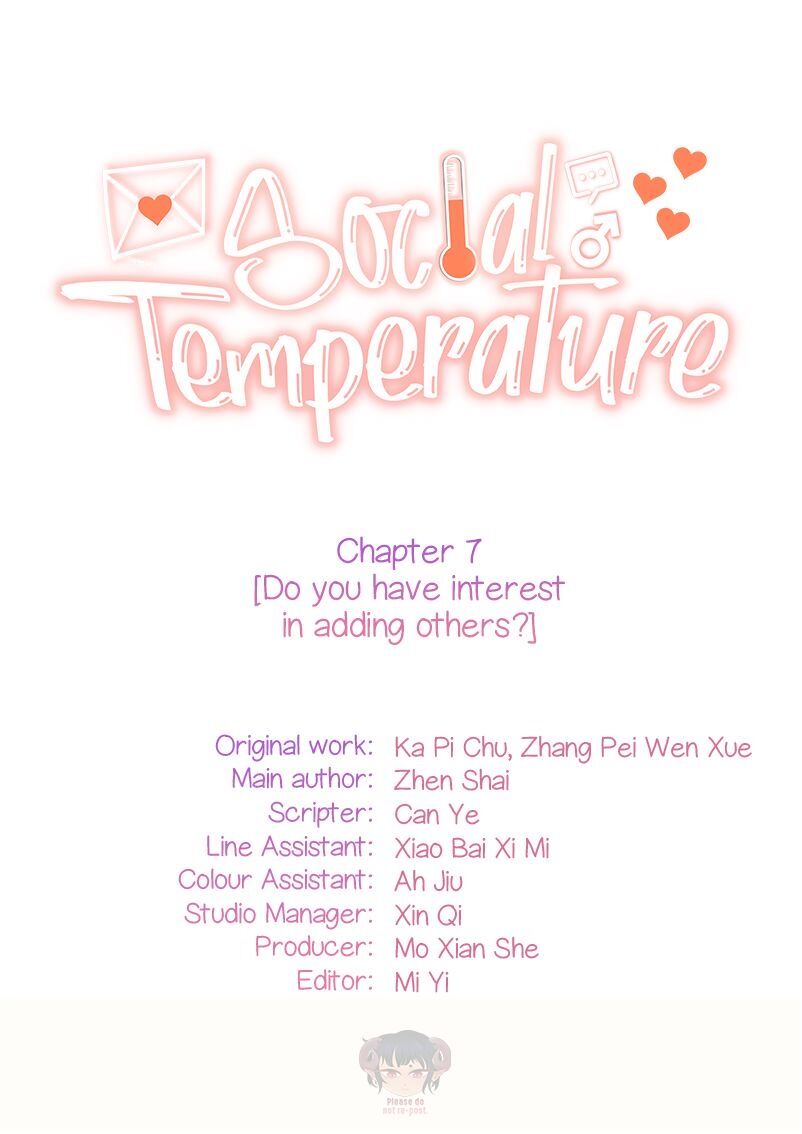 Social Temperature Chapter 7 #5