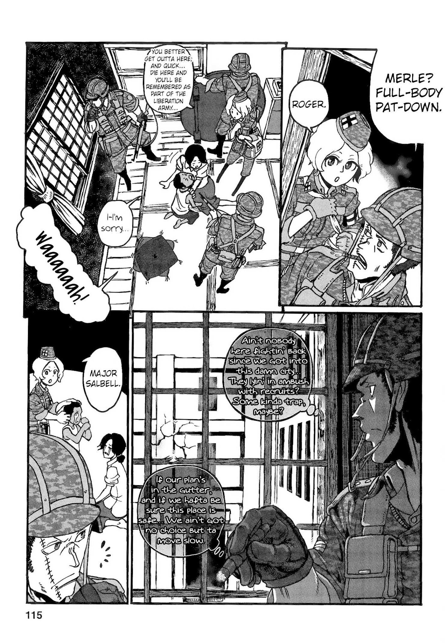 Groundless - Sekigan No Sogekihei Chapter 21 #8